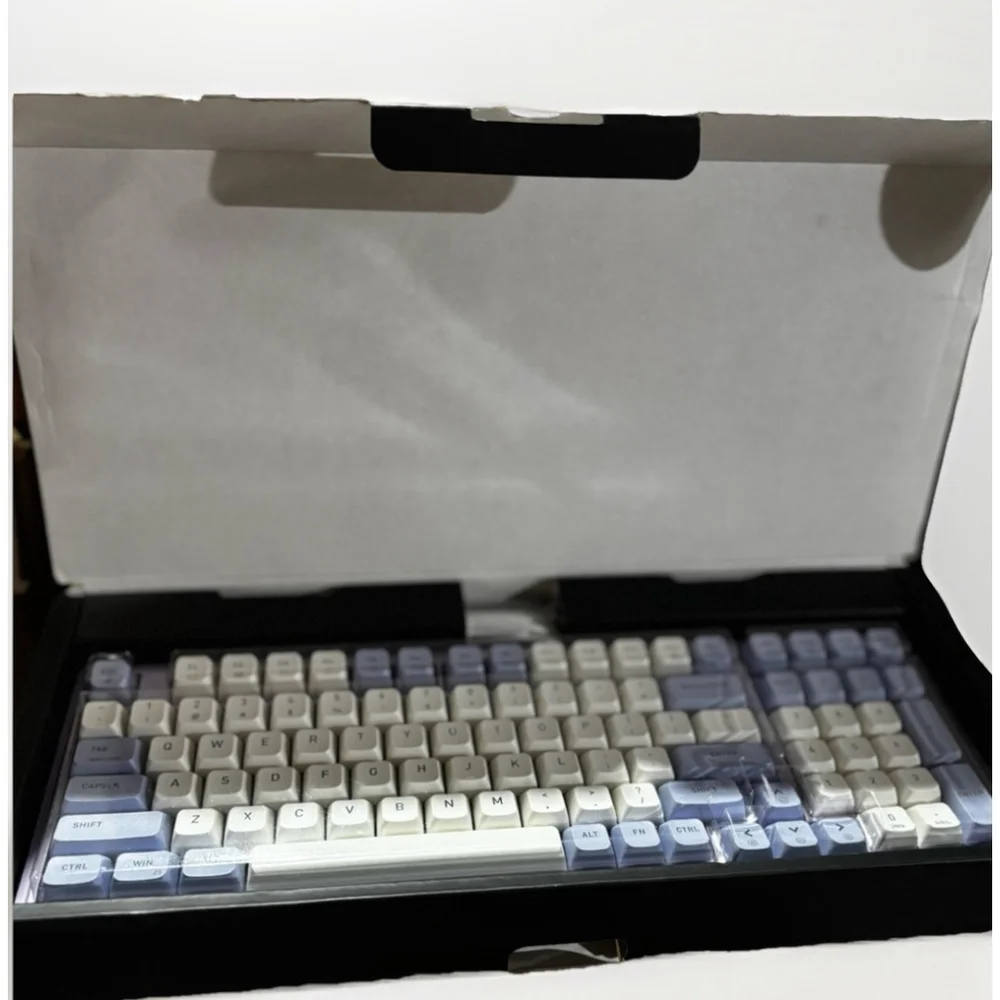 Hexgears Purple Rain M4 Mechanical Keyboard, 99 Keys•Purple/wht•Wired, Backlight